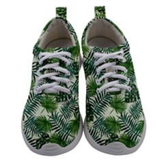 Leaves Tropical Wallpaper Foliage Women Athletic Shoes