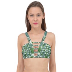 Leaves Tropical Wallpaper Foliage Cage Up Bikini Top