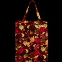 Floral Pattern Design Zipper Classic Tote Bag View2