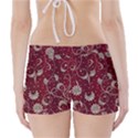 Floral Pattern Background Boyleg Bikini Wrap Bottoms View2