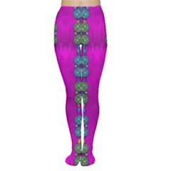 Flowers In A Rainbow Liana Forest Festive Tights