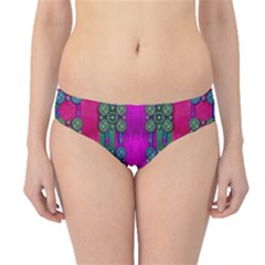 Flowers In A Rainbow Liana Forest Festive Hipster Bikini Bottoms