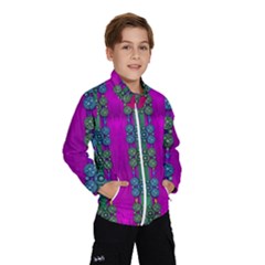 Flowers In A Rainbow Liana Forest Festive Kids  Windbreaker