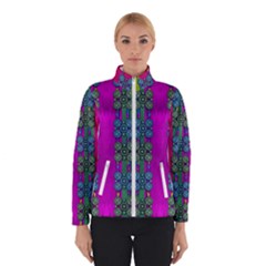 Flowers In A Rainbow Liana Forest Festive Winter Jacket