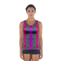 Flowers In A Rainbow Liana Forest Festive Sport Tank Top 