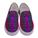 Flowers In A Rainbow Liana Forest Festive Women s Canvas Slip Ons View1