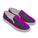 Flowers In A Rainbow Liana Forest Festive Women s Canvas Slip Ons View3