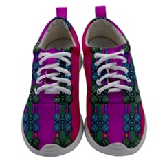 Flowers In A Rainbow Liana Forest Festive Women Athletic Shoes by pepitasart