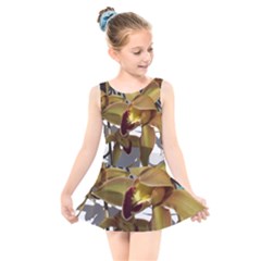 Orchids  1 1 Kids  Skater Dress Swimsuit by bestdesignintheworld