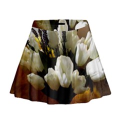 Tulips 1 3 Mini Flare Skirt by bestdesignintheworld