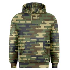 Curve Shape Seamless Camouflage Pattern Men s Pullover Hoodie by Vaneshart
