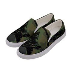 Military Camouflage Design Women s Canvas Slip Ons by Vaneshart