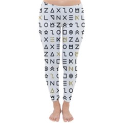 Memphis Seamless Patterns Classic Winter Leggings