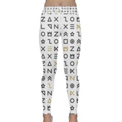 Memphis Seamless Patterns Classic Yoga Leggings