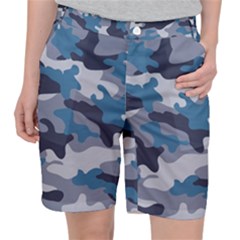 Military Seamless Pattern Pocket Shorts by Vaneshart