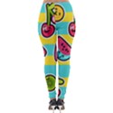 Summer Fruits Patterns Lightweight Velour Leggings View2