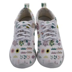 Cute Flowers Plants Big Collection Women Athletic Shoes by Vaneshart