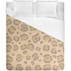 Leopard Print Duvet Cover (california King Size) by Sobalvarro