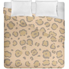 Leopard Print Duvet Cover Double Side (king Size) by Sobalvarro