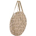 Leopard Print Giant Round Zipper Tote View3