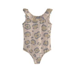 Leopard Print Kids  Frill Swimsuit by Sobalvarro