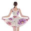 Vector Hand Drawn Cosmos Flower Pattern Skater Dress View2