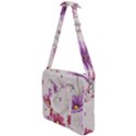 Vector Hand Drawn Cosmos Flower Pattern Cross Body Office Bag View1