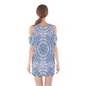 Boho Pattern Style Graphic Vector Shoulder Cutout One Piece Dress View2