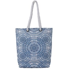 Boho Pattern Style Graphic Vector Full Print Rope Handle Tote (small) by Sobalvarro