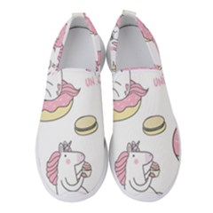 Unicorn Seamless Pattern Background Vector (1) Women s Slip On Sneakers by Sobalvarro