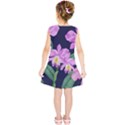 Vector Hand Drawn Orchid Flower Pattern Kids  Tunic Dress View2