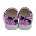 Vector Hand Drawn Orchid Flower Pattern Women s Canvas Slip Ons View4