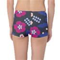 Vector Seamless Flower And Leaves Pattern Reversible Boyleg Bikini Bottoms View4