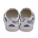 Cute Unicorns With Magical Elements Vector Women s Canvas Slip Ons View4