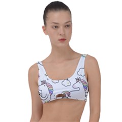 Cute Unicorns With Magical Elements Vector The Little Details Bikini Top by Sobalvarro