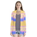 Pop Art Pineapple Seamless Pattern Vector Drape Collar Cardigan View1