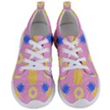 Pop Art Pineapple Seamless Pattern Vector Women s Lightweight Sports Shoes View1