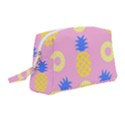 Pop Art Pineapple Seamless Pattern Vector Wristlet Pouch Bag (Medium) View1