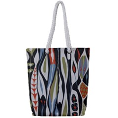 Borastapeter Scandinavian Designers Full Print Rope Handle Tote (small)