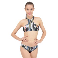 Borastapeter Scandinavian Designers High Neck Bikini Set by Sobalvarro