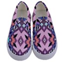 Marble Texture Print Fashion Style Patternbank Vasare Nar Abstract Trend Style Geometric Kids  Canvas Slip Ons View1