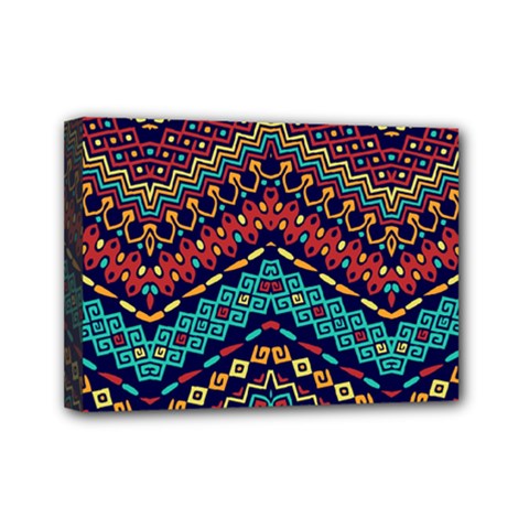 Ethnic  Mini Canvas 7  X 5  (stretched) by Sobalvarro