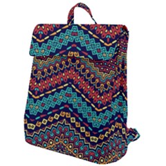 Ethnic  Flap Top Backpack