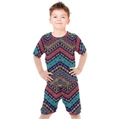 Ethnic  Kids  Tee And Shorts Set by Sobalvarro