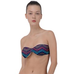 Ethnic  Classic Bandeau Bikini Top  by Sobalvarro