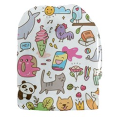 Set Kawaii Doodles Drawstring Pouch (3xl) by Vaneshart