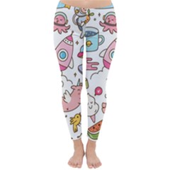 Set Kawaii Doodles Classic Winter Leggings