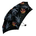 Exotic Flower Leaves Seamless Pattern Mini Folding Umbrellas View2