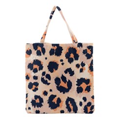 Leopard Pattern Funny Drawing Seamless Pattern Grocery Tote Bag