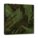 Camouflage Brush Strokes Background Mini Canvas 8  x 8  (Stretched) View1